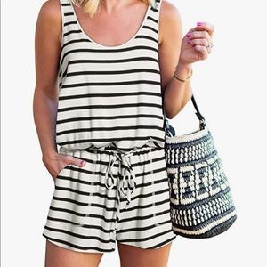 Cute striped romper